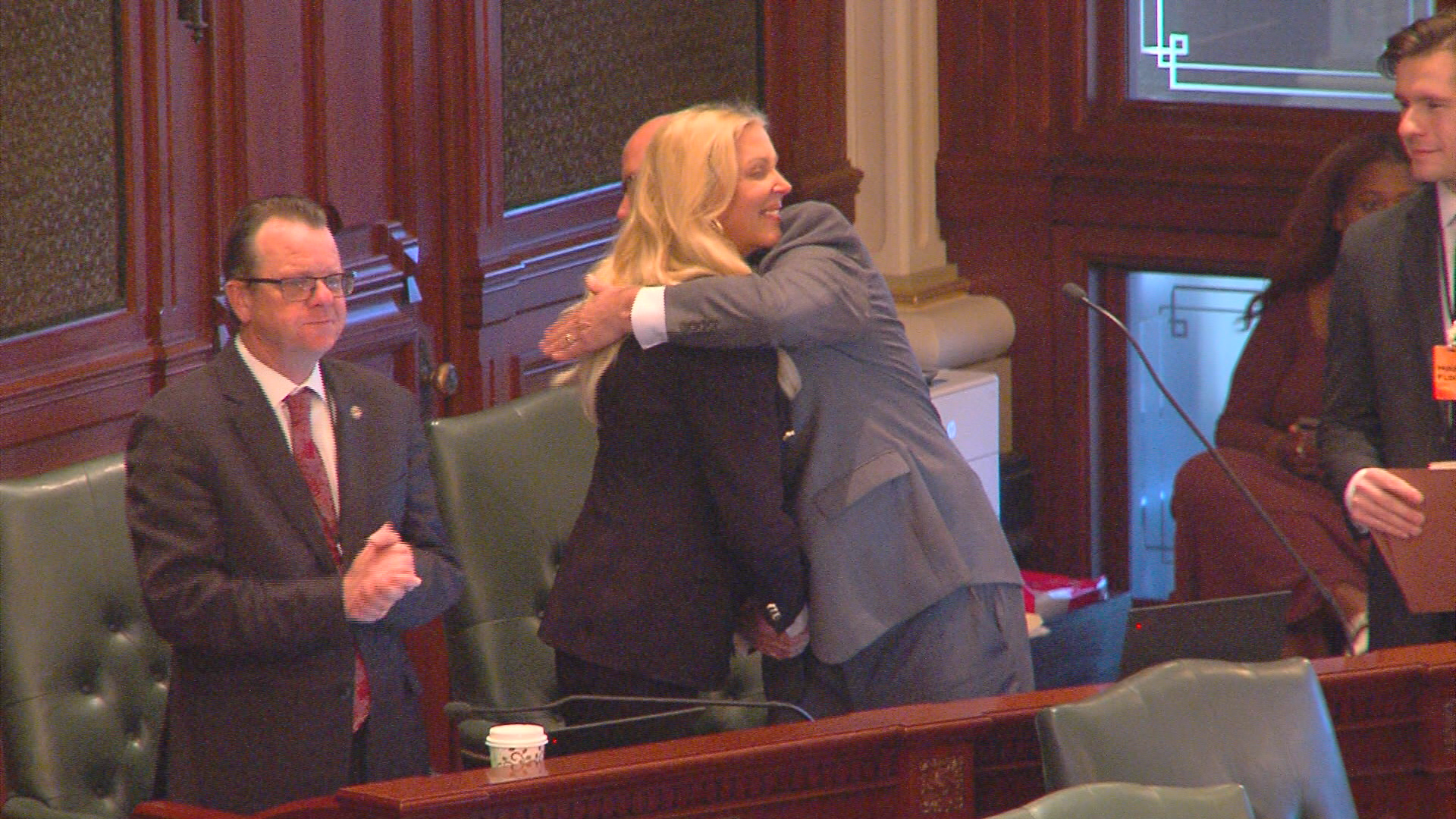 Nuclear bill celebration